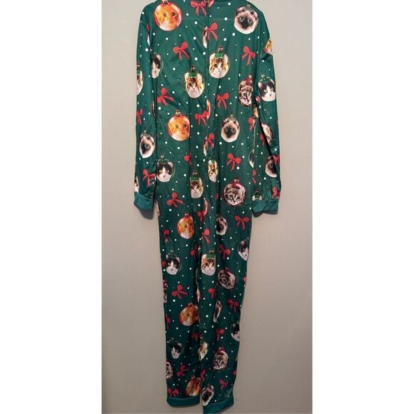 Mens Cat Ornaments Light Up Union Suit, size M - Picture 5 of 14